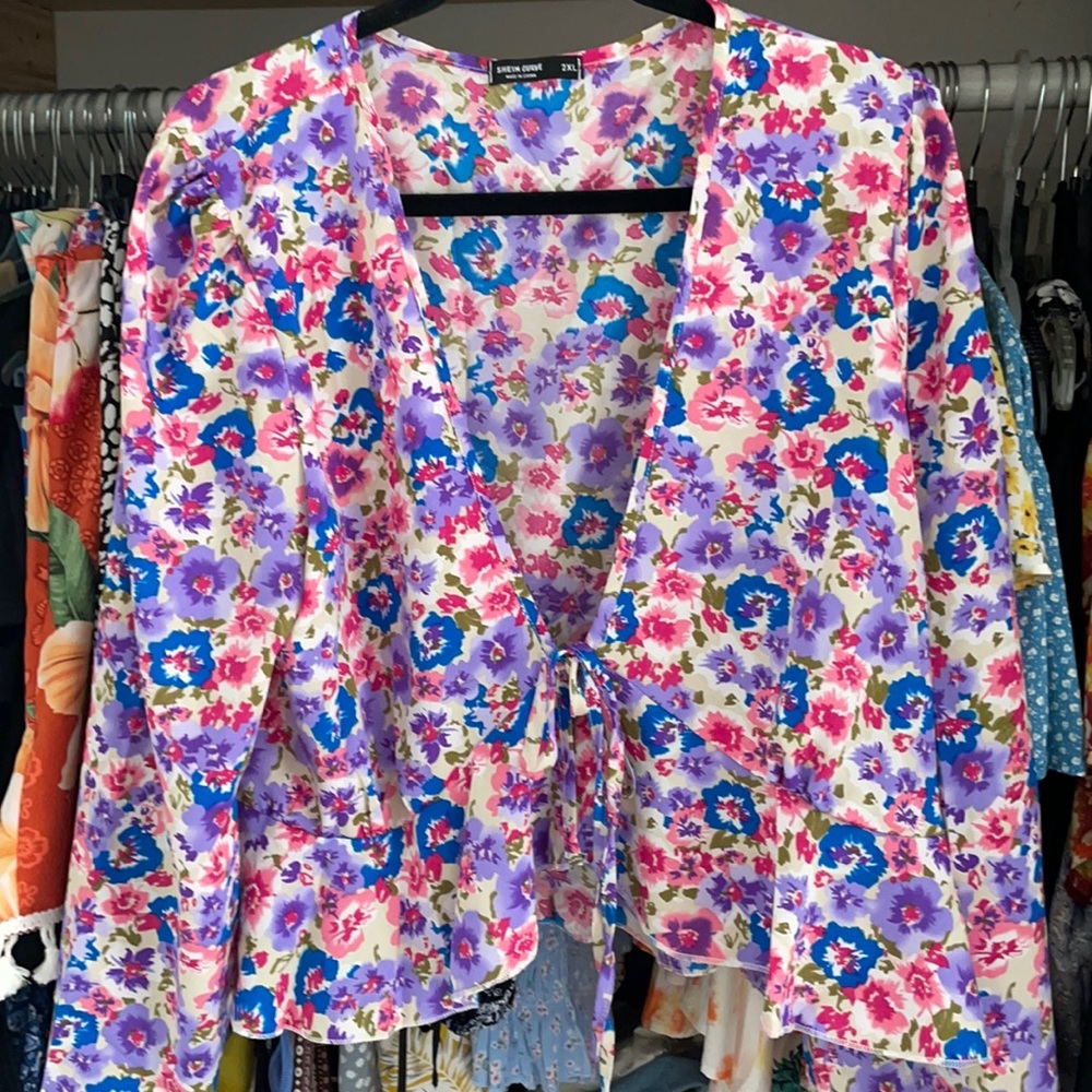 Tie front crop top